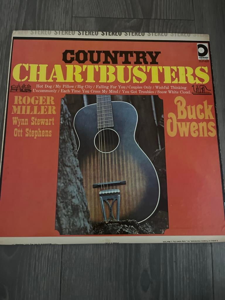 Country Chartbusters - Roger Miller, Buck Owens LP, Ophalen of Verzenden, Gebruikt