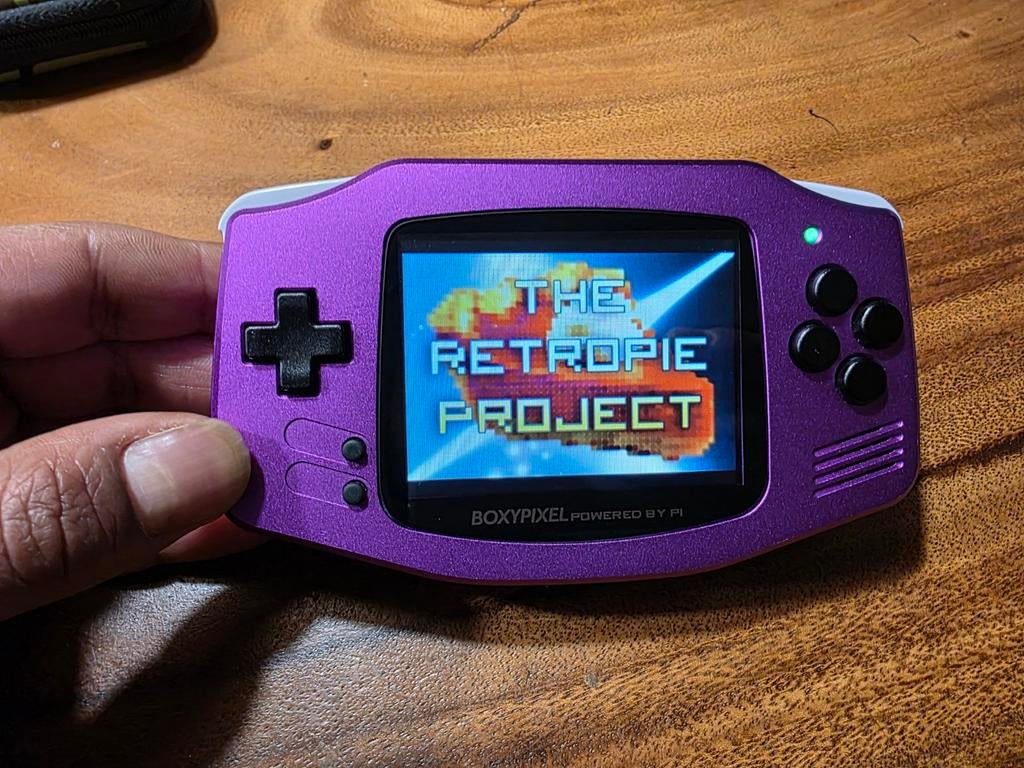 Boxy Pixel Freeplaytech GBA CM3 Raspberry Pi, Spelcomputers en Games, Spelcomputers | Overige, Zo goed als nieuw, Ophalen of Verzenden