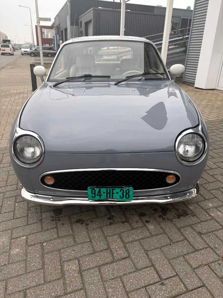 Unieke LINKSgestuurde Nissan Figaro nieuw opgebouwd, Auto's, Beige, Cabriolet, Leder, Bedrijf