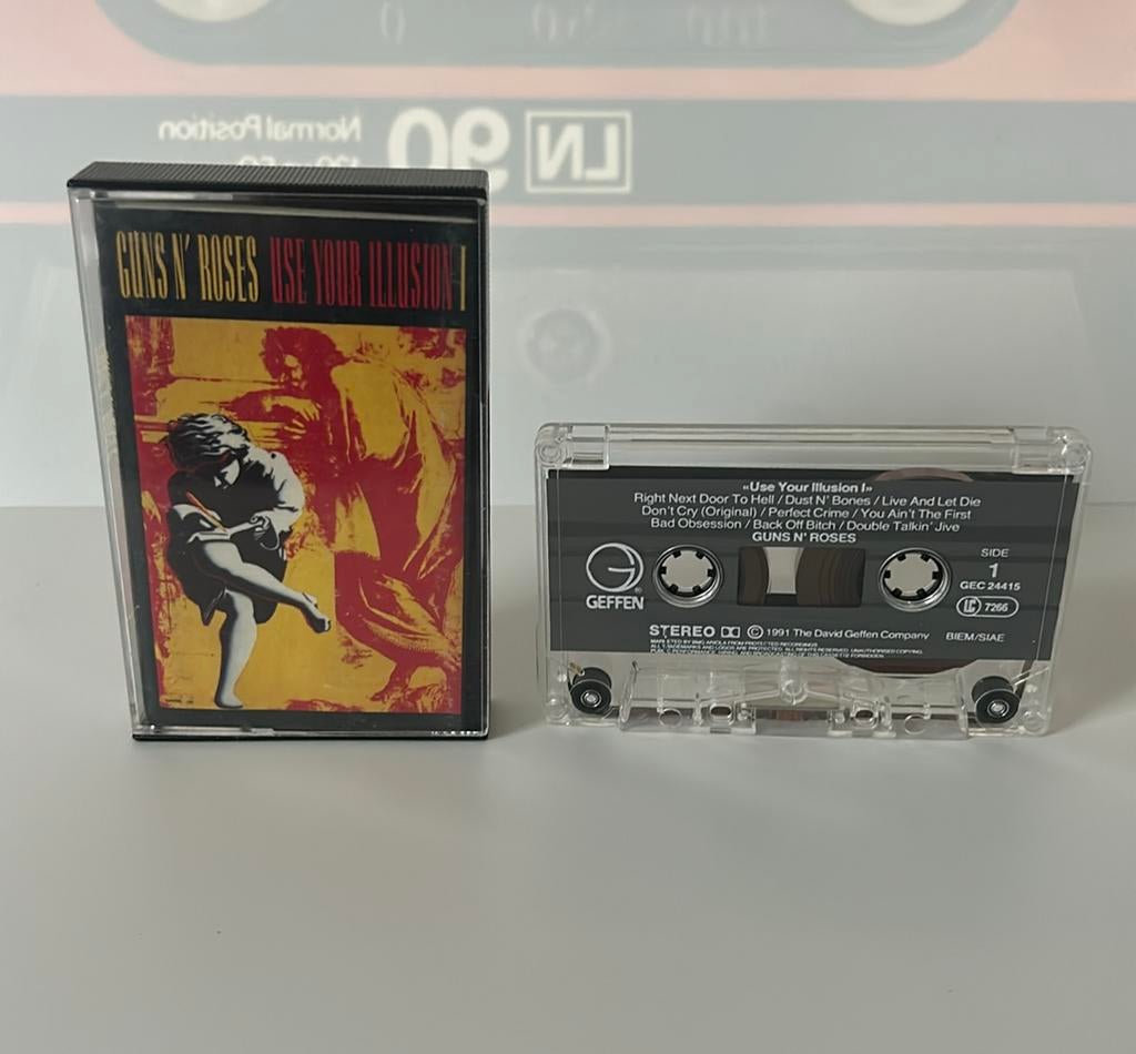 Guns N’ Roses – Use Your Illusion I – Cassette, Cd's en Dvd's, Cassettebandjes, Gebruikt, 1 bandje, Ophalen of Verzenden