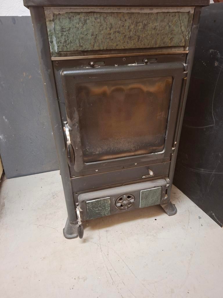 Speksteen kachel te koop., Ophalen, Hout, Houtkachel