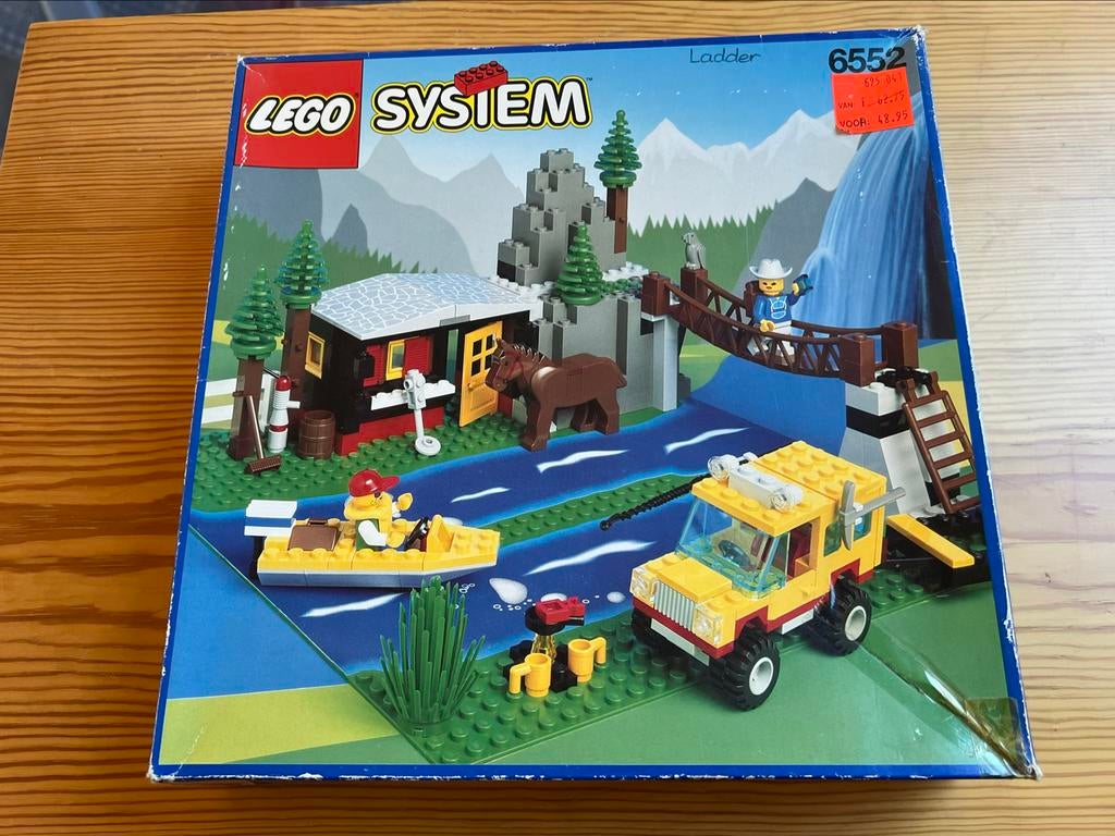 Lego 6552 Rocky River Retreat, Ophalen of Verzenden, Gebruikt, Complete set, Lego