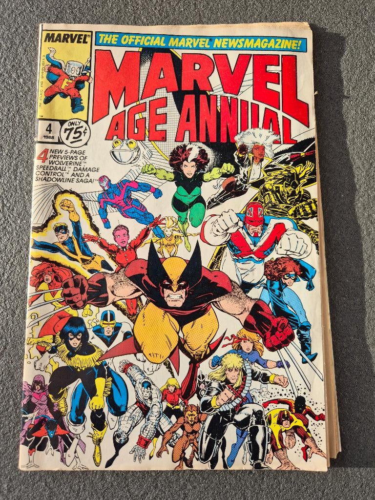 Marvel Age (1983 Marvel) Annual #4, Eén comic, Verzenden, Zo goed als nieuw, Amerika
