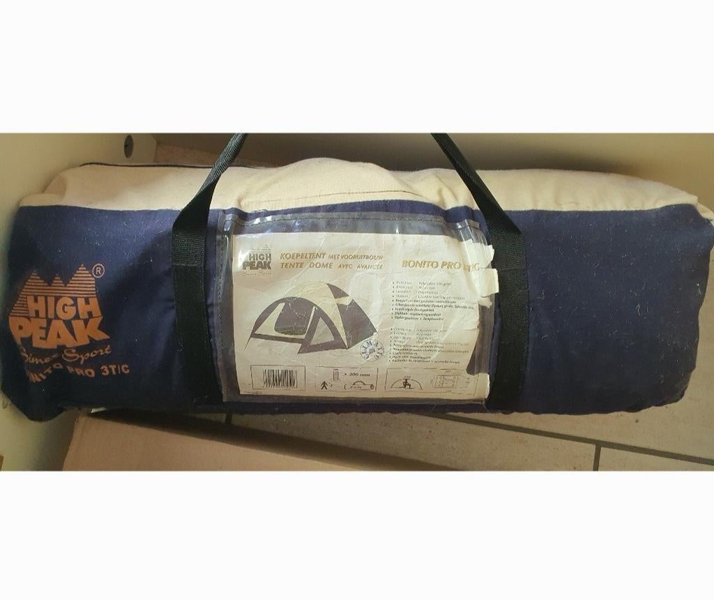 Tent high peak bonito pro, Ophalen