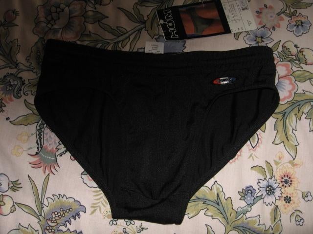 Te koop heren/jongens zwem slip HOM, Kleding | Heren, Badmode en Zwemkleding, Verzenden, Zwart, Selected Homme, Zwemslip