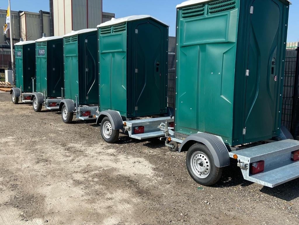 Te huur mobiele toilet cabine | Dixi op aanhanger | Wc, Doe-het-zelf en Verbouw, Sanitair, Ophalen, Nieuw, Rvs, Toilet