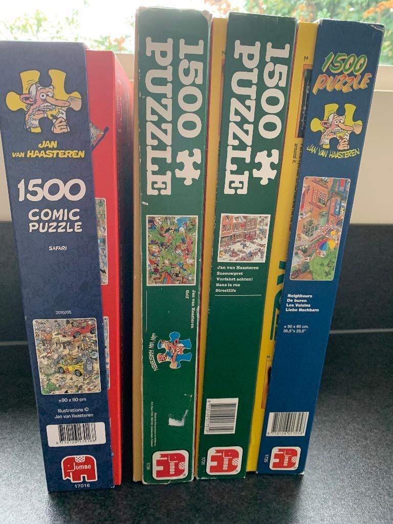 JAN VAN HAASTEREN PUZZELS GROOT AANTAL, Ophalen of Verzenden, Zo goed als nieuw
