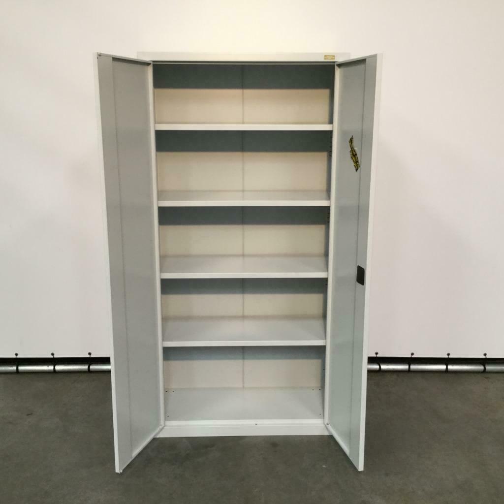 magazijnkast, werkplaatskast, metalenkast, kantoorkast, Huis en Inrichting, Kasten | Roldeurkasten en Archiefkasten, Grijs, Nieuw