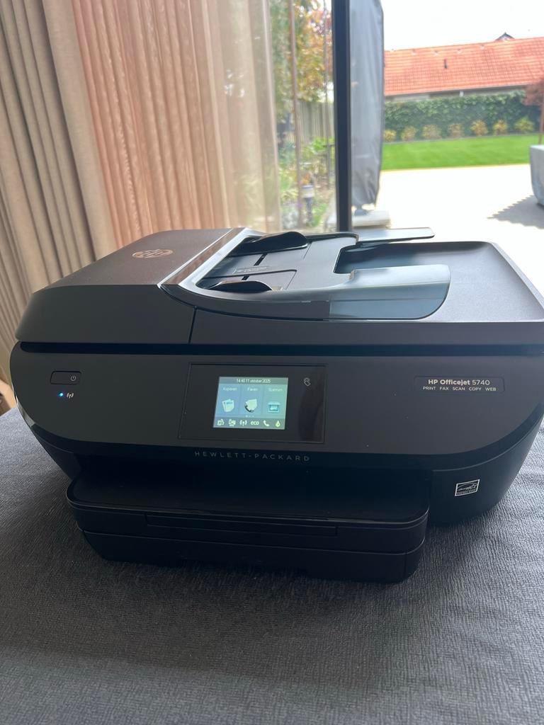 HP Officejet 5740 All-in-One Printer, Computers en Software, Printers, Gebruikt, All-in-one, Inkjetprinter, Faxen, Draadloos, Ophalen