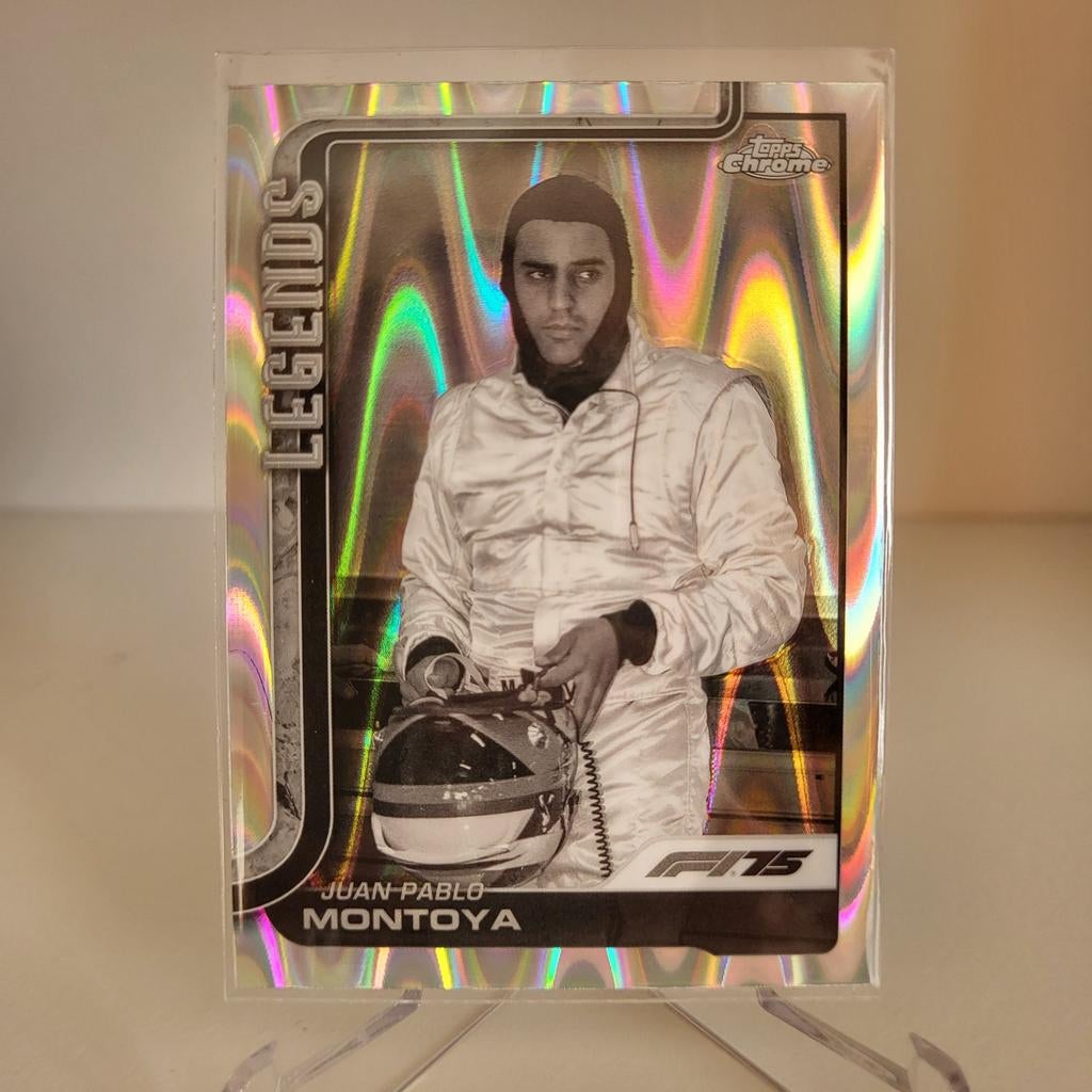 156 Juan Pablo Montoya Topps Chrome F1 2025 Raywave, Ophalen of Verzenden