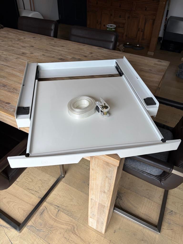 Bluebuilt wasmachine stapelaar met plank, Ophalen, Zo goed als nieuw