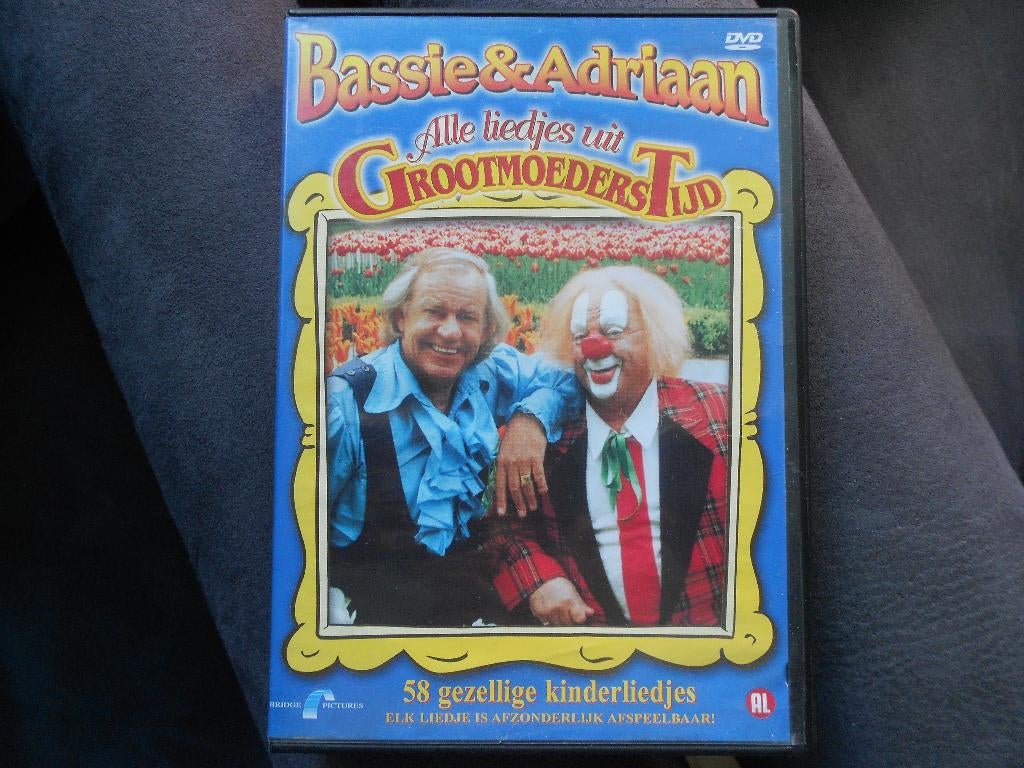 DVD Bassie & Adriaan alle liedjes uit Grootmoeders Tijd, Ophalen, Gebruikt, Alle leeftijden, Overige genres