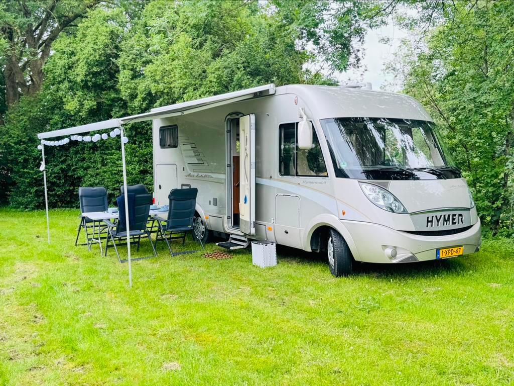 Luxe huisje op wielen Hymer uit 2009 160 pk