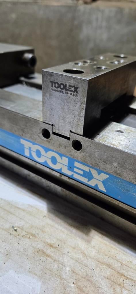 Toolex Machineklem 4 inch. 10 cm vise, Ophalen