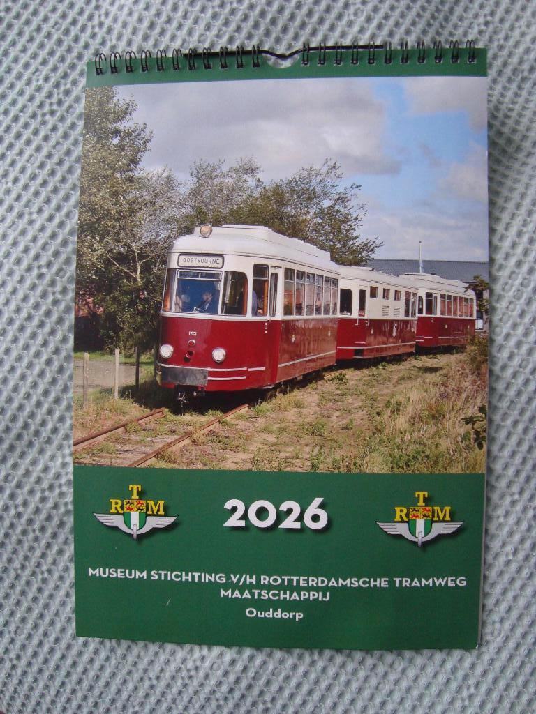 kalender RTM 2026, Verzamelen, Spoorwegen en Tramwegen, Ophalen of Verzenden, Zo goed als nieuw, Trein, Overige typen