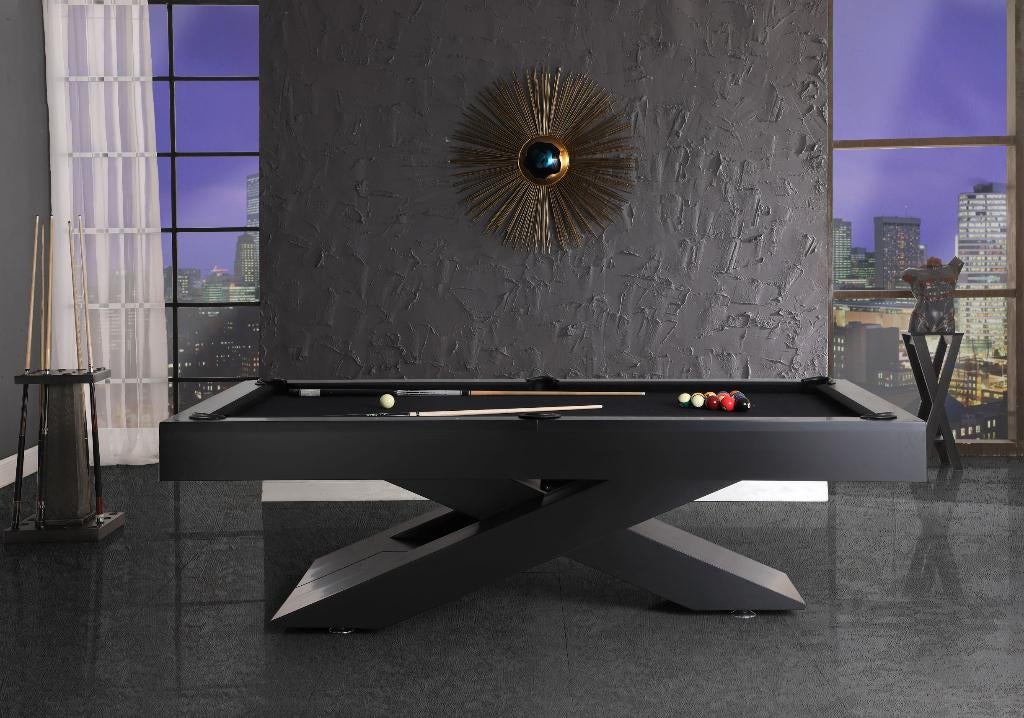 Pooltafel Lexor X-One Black 8FT Pooltafelland, Ophalen of Verzenden, Nieuw, Pooltafel