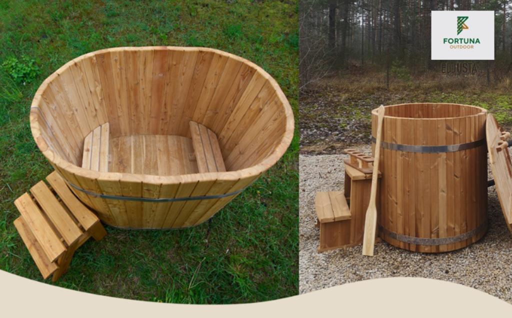 Ofuro Hottub | Thermowood | Zitbad | Jets en/of kachel, Ophalen, Nieuw, Vast