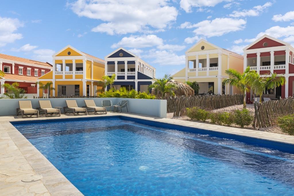 Luxe appartement Bonaire met zwembad - 4 pers. - aan water, Vakantie, Vakantiehuizen | Nederlandse Antillen, Bonaire, Wasmachine