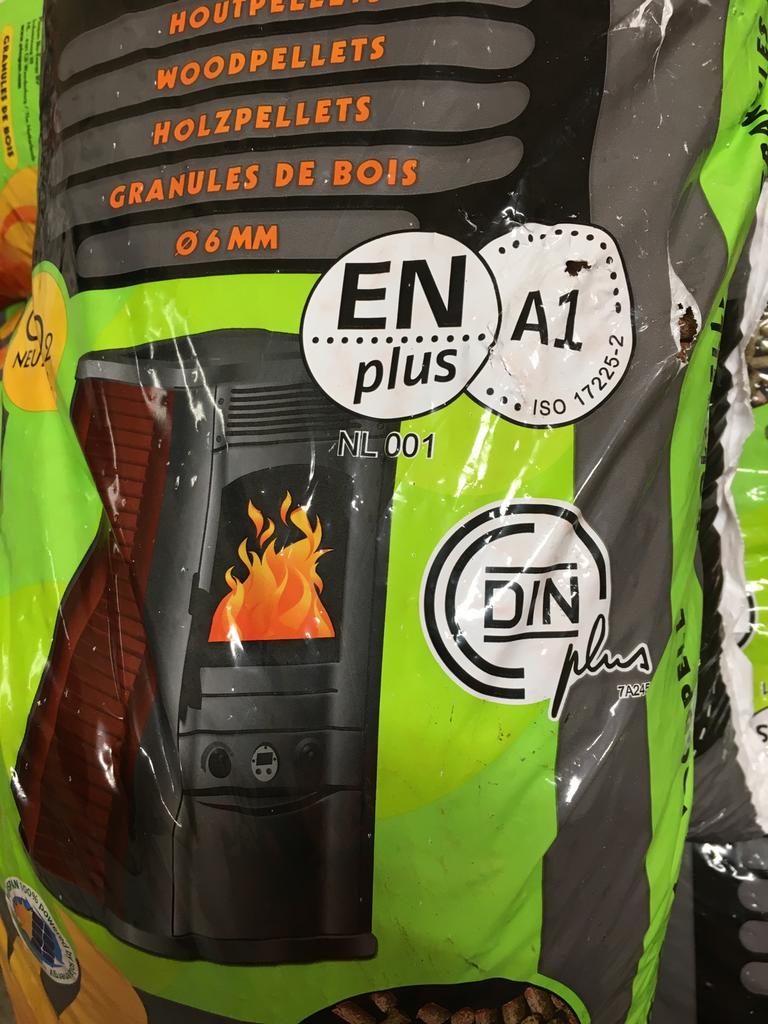 Plospan houtpellets mix 56x14kg, Tuin en Terras, Haardhout, Minder dan 3 m³, Ophalen, Overige houtsoorten, Blokken