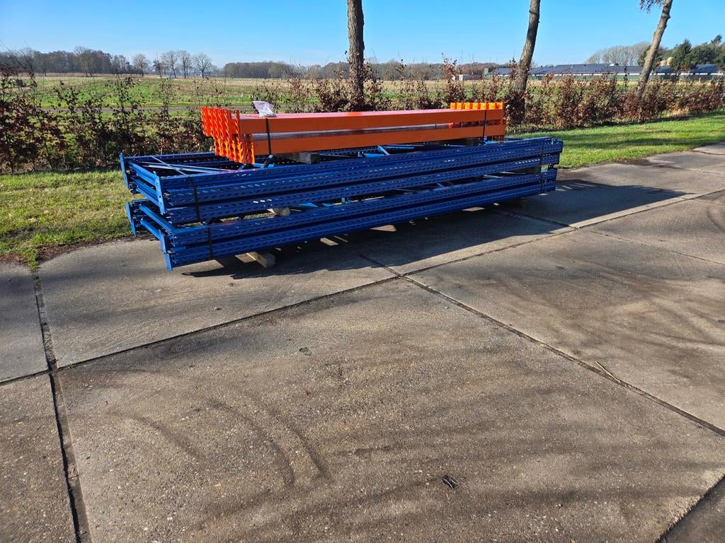 2x set 8.5mTegometall palletstelling magazijnstelling