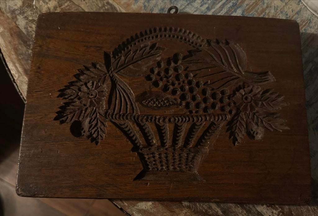 Antieke Koekplank met 2 Zijden, Antiek en Kunst, Antiek | Keukenbenodigdheden, Ophalen of Verzenden