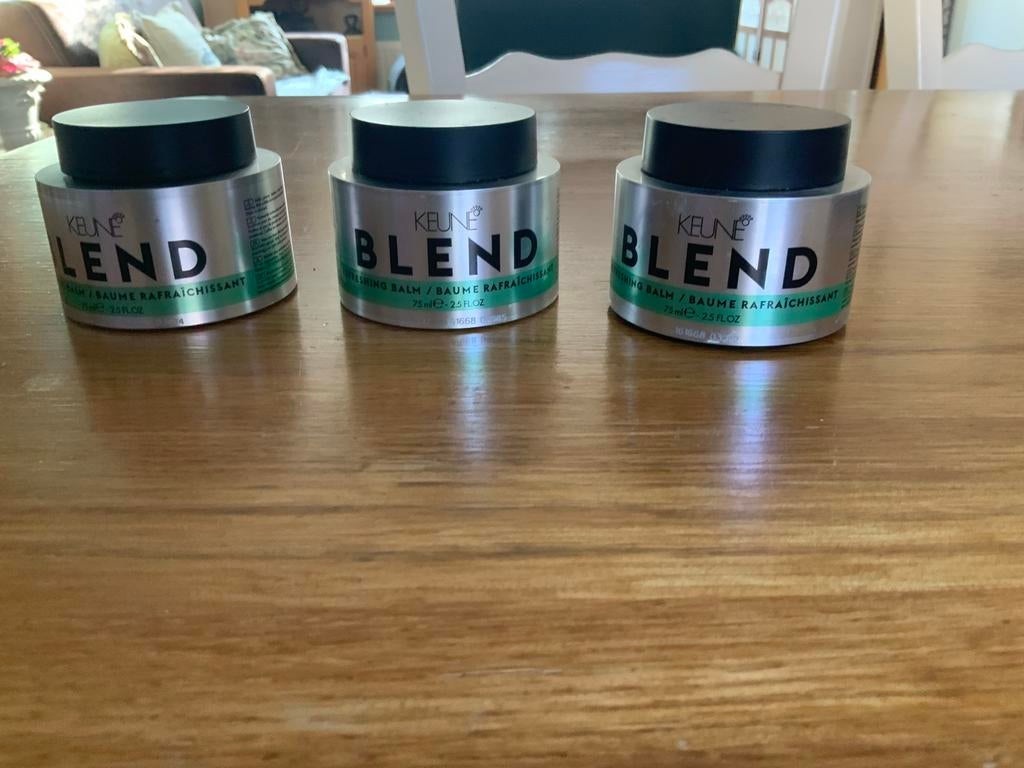 3 x Keune Blend Refreshing Balm 75ml nieuwe, Ophalen, Nieuw, Bodylotion, Crème of Olie