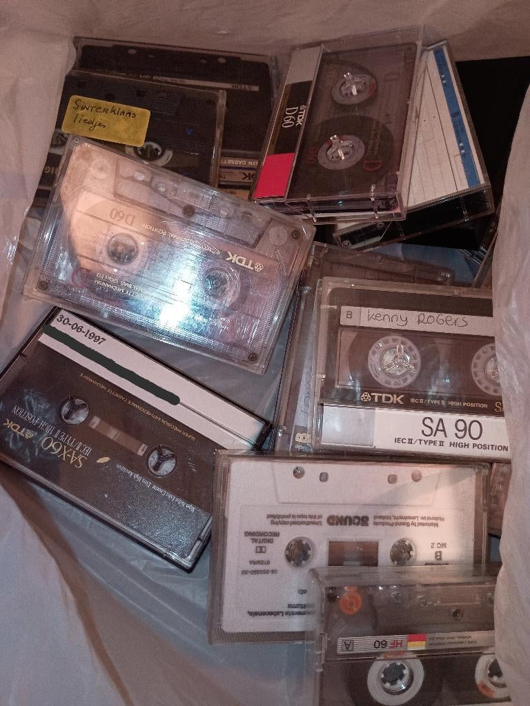 Cassettebandjes, Gebruikt, 2 t/m 25 bandjes, Overige genres, Ophalen of Verzenden