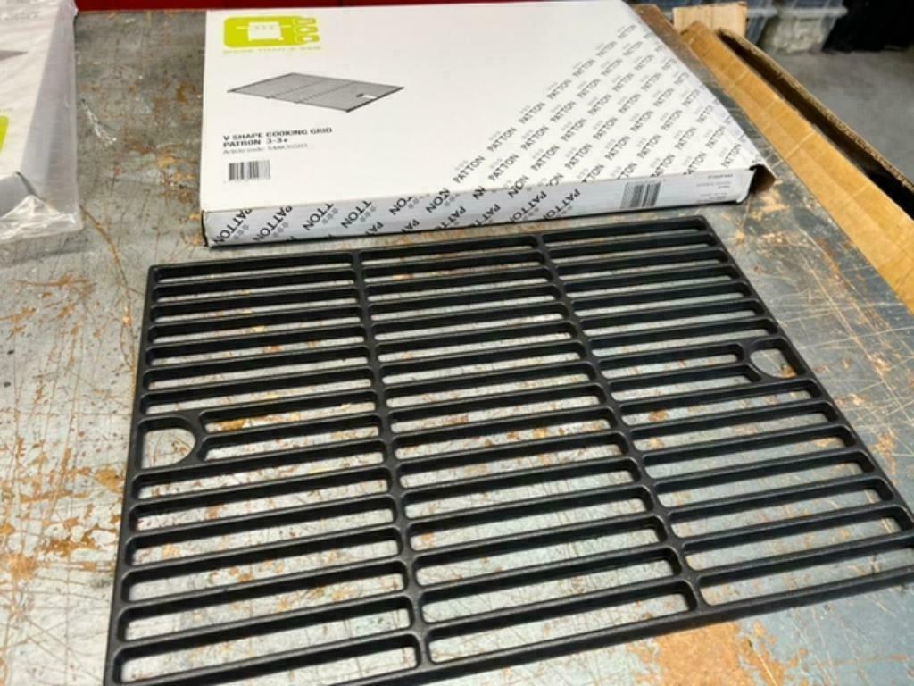 Nieuw V shape cooking grid 315 x 435 mm Patton Iron, Ophalen of Verzenden, Nieuw, Patton