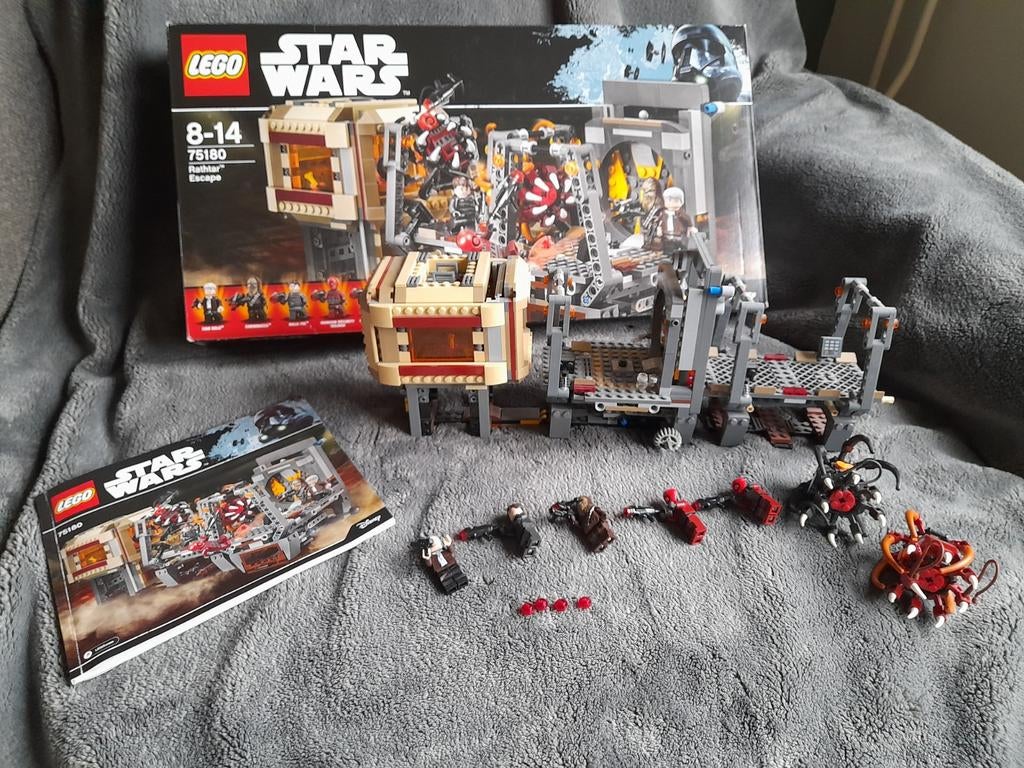 LEGO Star Wars 75180 Rathtar Escape - Complete Set, Ophalen of Verzenden, Zo goed als nieuw, Complete set, Lego