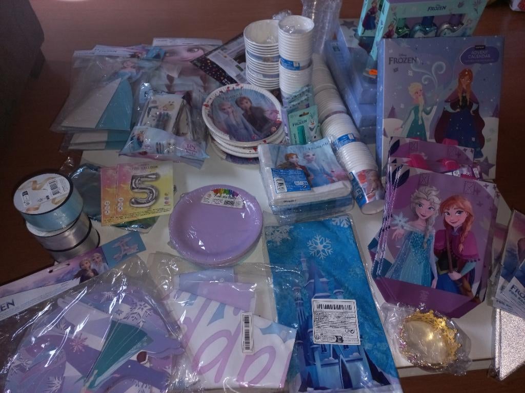 Feest spullen frozen, Ophalen, Nieuw, Versiering, Verjaardag