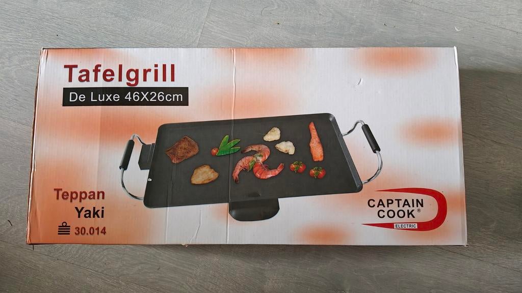 Nieuwe tafelgrill / teppan yaki / gourmet, Ophalen, Nieuw, 4 t/m 7 personen