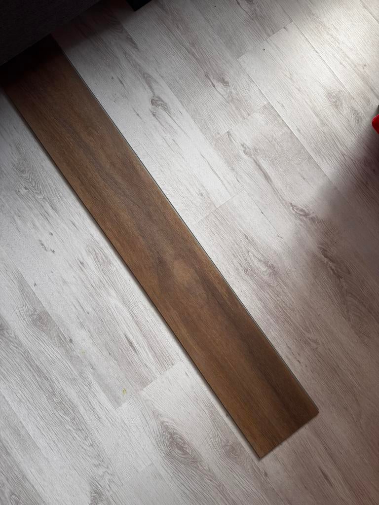 3 nieuwe pakken Gerflor Rigid Lock 55 PVC vloer 5.19m2, Huis en Inrichting, Stoffering | Vloerbedekking, Xx, Bruin, Nieuw, Ophalen of Verzenden