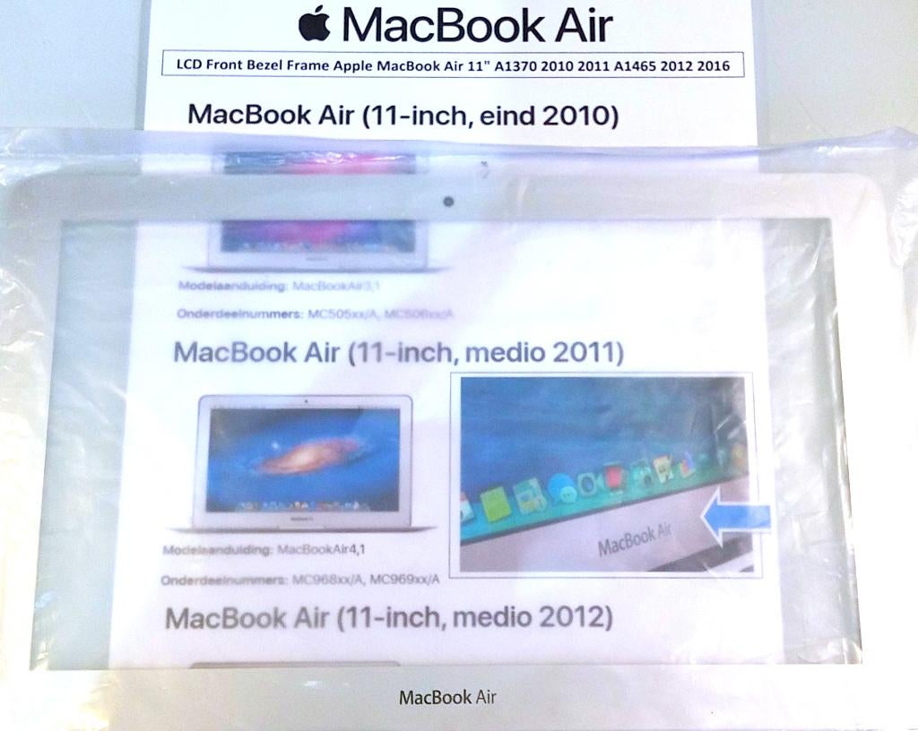 Apple MacBook Air Bezel A1370 A1465 11.6" LCD Screen Frame, Computers en Software, Apple Macbooks, Nieuw, MacBook Air, 11 inch