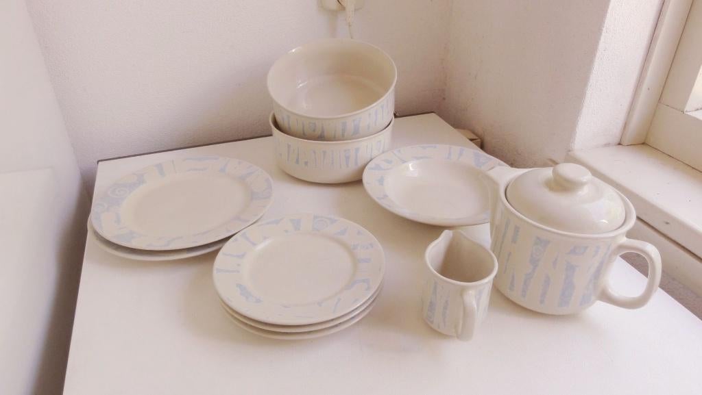 Tulowice servies genuine porcelite Polen, 60-er jaren, Antiek en Kunst, Antiek | Servies los, Ophalen of Verzenden