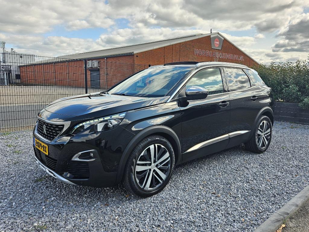 Peugeot 3008 GT-line 2.0 Bluehdi/ PANOdak/ 180PK/ Automaat, Auto's, Euro 5, 1440 kg, Zwart, 4 cilinders