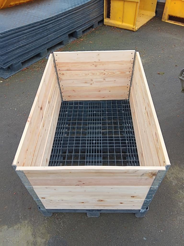 Palletranden opzetrand 80x120 cm nieuw, Doe-het-zelf en Verbouw, Kratten en Dozen, Nieuw, 100 cm of meer, Minder dan 35 cm, 60 cm of meer