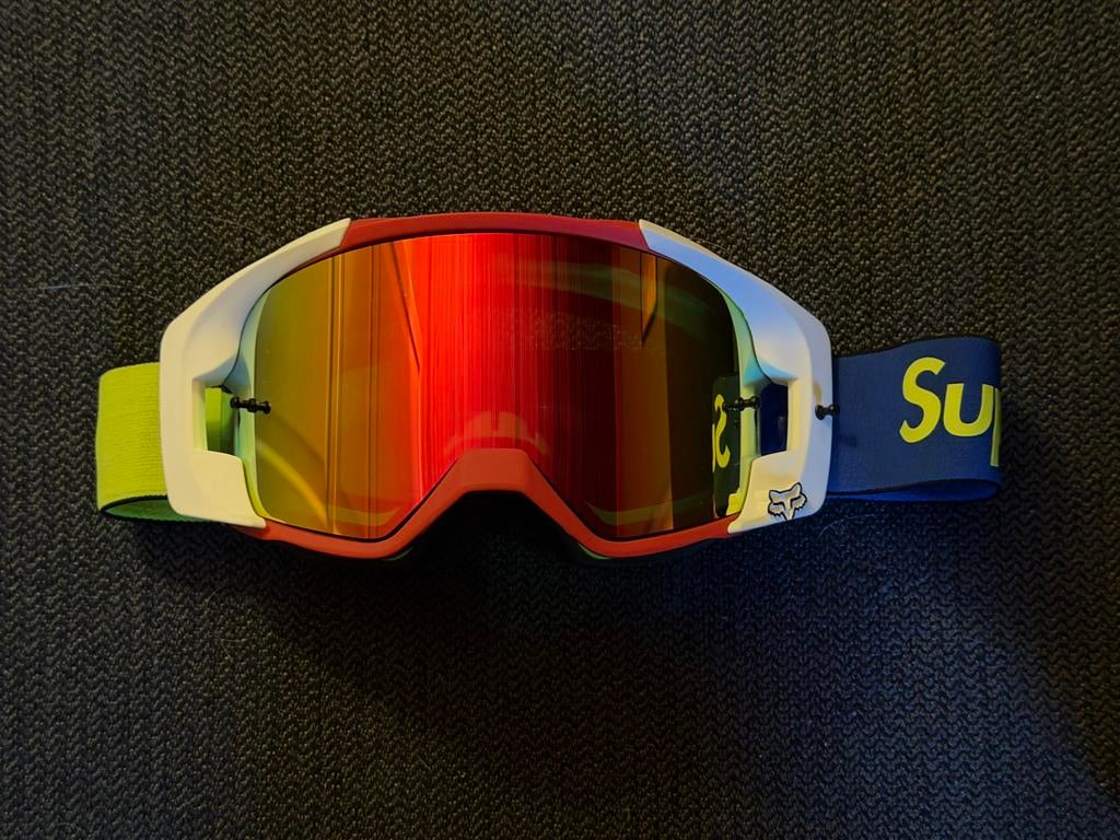 Supreme Fox Racing Vue Motorcross Bril, Nieuw met kaartje, Heren, XL, Overige typen