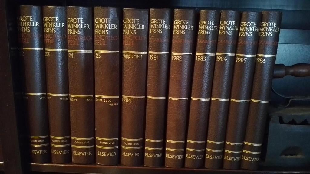 gezocht: Winkler Prins jaarboeken 1987-1990, Boeken, Encyclopedieën, Gelezen, Ophalen of Verzenden, Los deel, Algemeen
