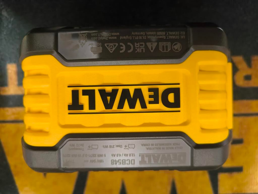 Nieuwe DeWalt 54V 12Ah Flexvolt Accu dcb548, Ophalen, Nieuw