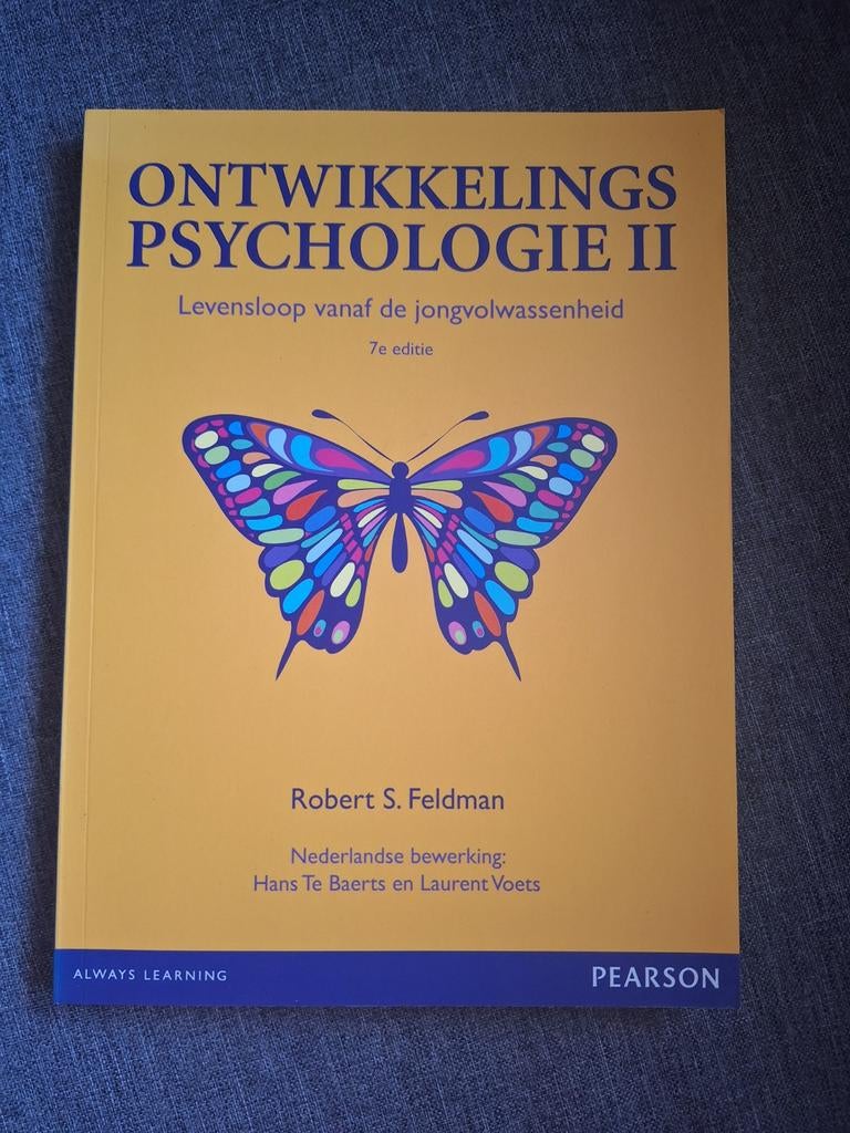 Ontwikkelingspsychologie II, met MyLab NL, Robert S. Feldman, Ophalen of Verzenden, Zo goed als nieuw, Nederlands