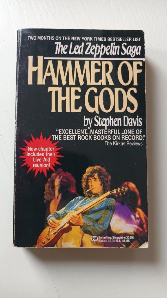 Stephen Davis - Hammer of the gods The Led Zeppelin Saga, Gelezen, Artiest, Ophalen of Verzenden, Stephen Davis