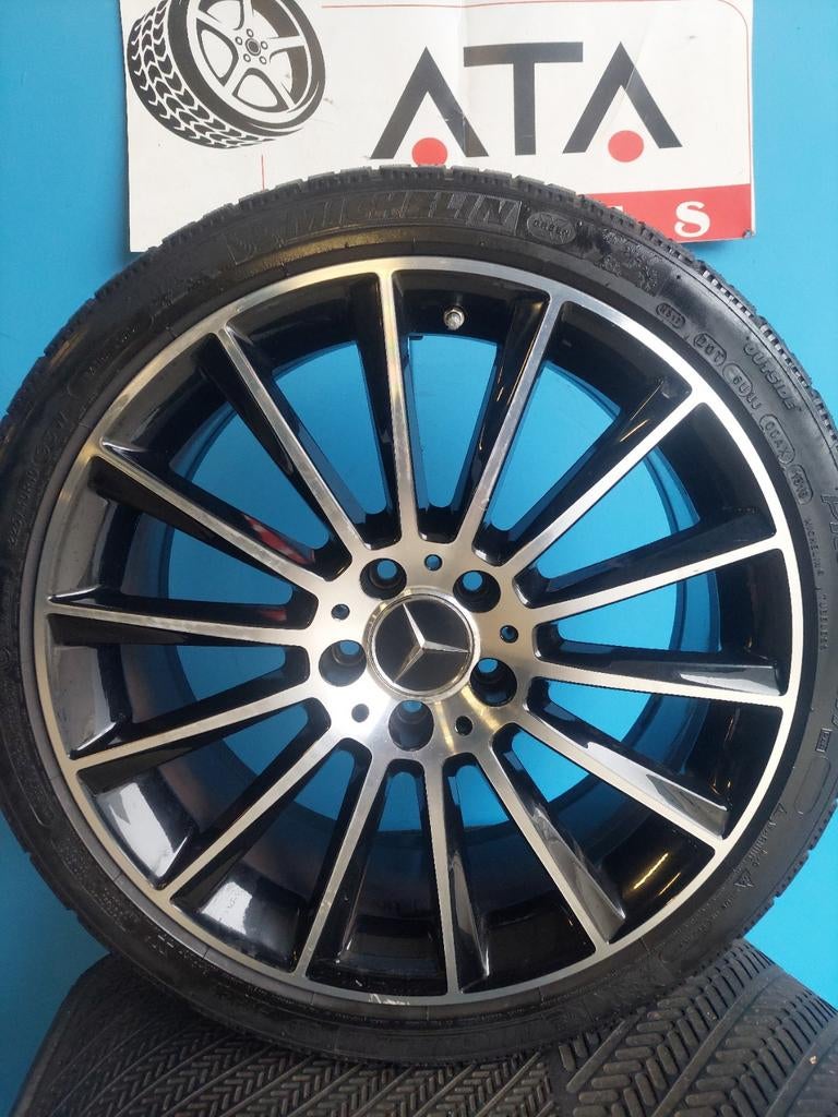 Mercedes C Klasse W205 AMG Velgen Origineel, Auto-onderdelen, Banden en Velgen, 19 inch, Gebruikt, Banden en Velgen, Personenwagen