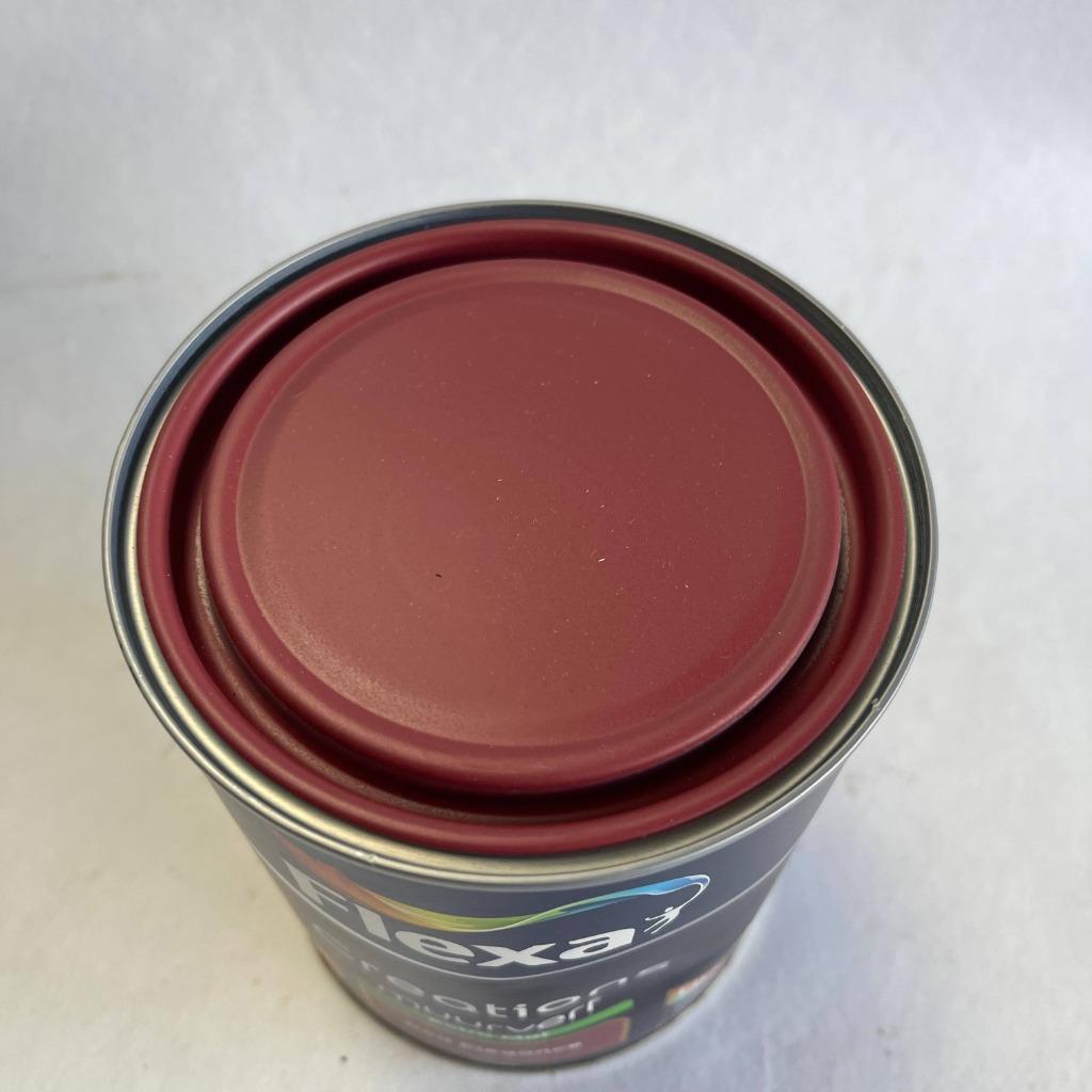 Flexa Creations Muurverf Red Elegance Extra Mat Rood 1L, Flexa, Flexa, Nieuw, Ophalen of Verzenden
