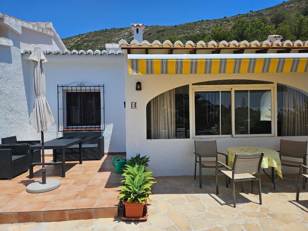 Vakantiehuis Moraira Benitachell zwemb zeez Airco wif, Dorp, 2 slaapkamers, Costa Blanca, Open haard