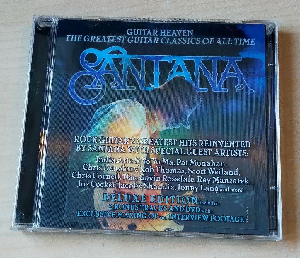 Santana Guitar Heaven The Greatest Guitar Classics CD + DVD, Ophalen of Verzenden, Gebruikt, Poprock