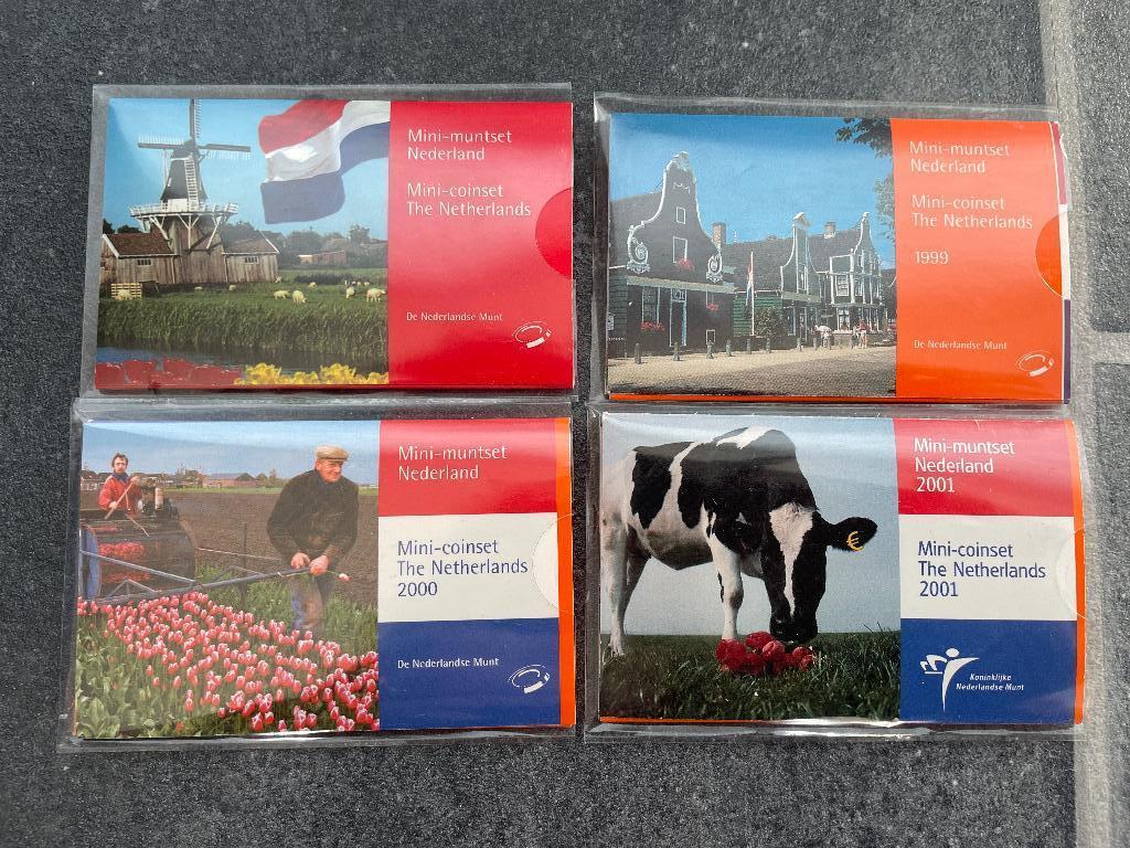 Mini-muntset Nederland 1998-2001, Postzegels en Munten, Munten | Nederland, Ophalen of Verzenden, Koningin Beatrix, Overige waardes