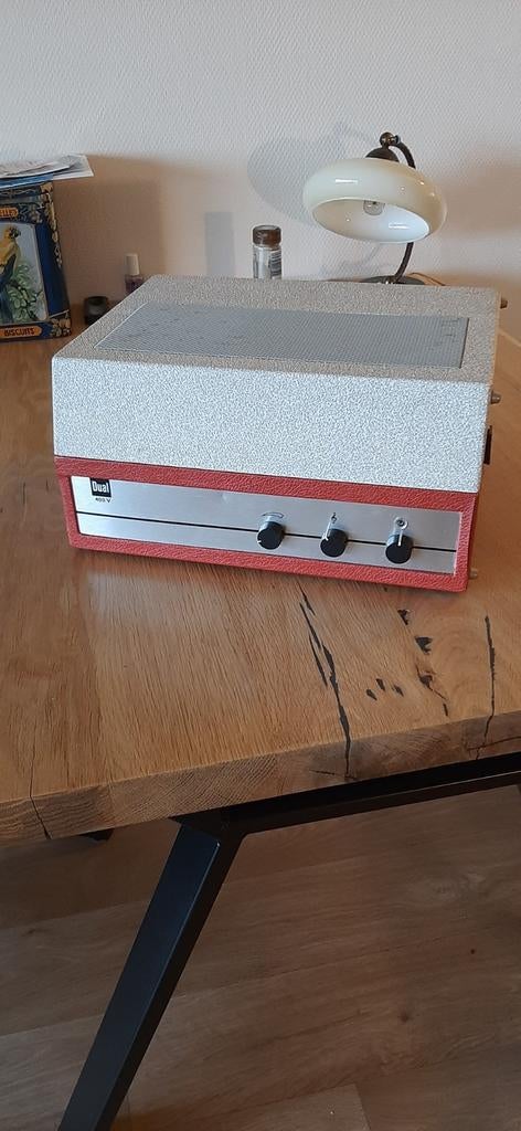 Dual 400V Platenspeler  Buizenversterker & 78 Toeren Platen, Ophalen, Gebruikt, Platenspeler, Dual