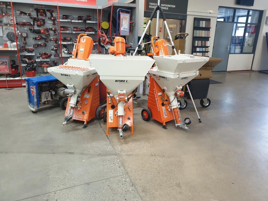 Bouwpartnersieben verk/onderhoud/ pft gipsspuit machines, Ophalen of Verzenden, Overige typen