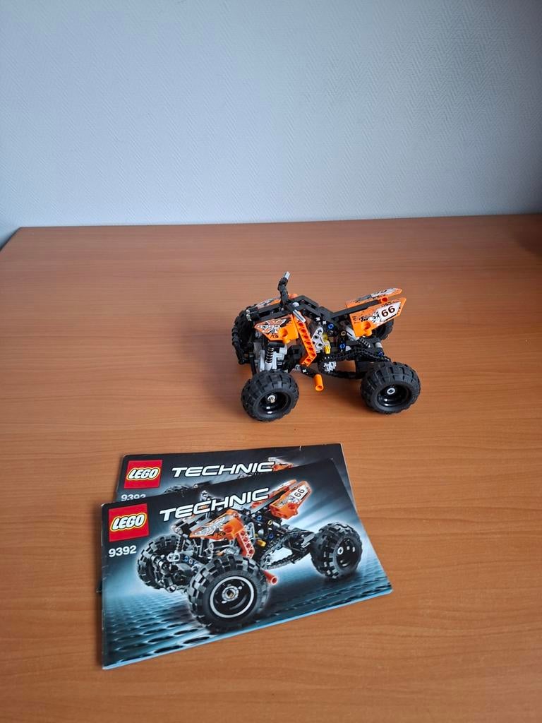 Lego Technic Quad Bike 9392, Ophalen of Verzenden, Zo goed als nieuw, Complete set, Lego
