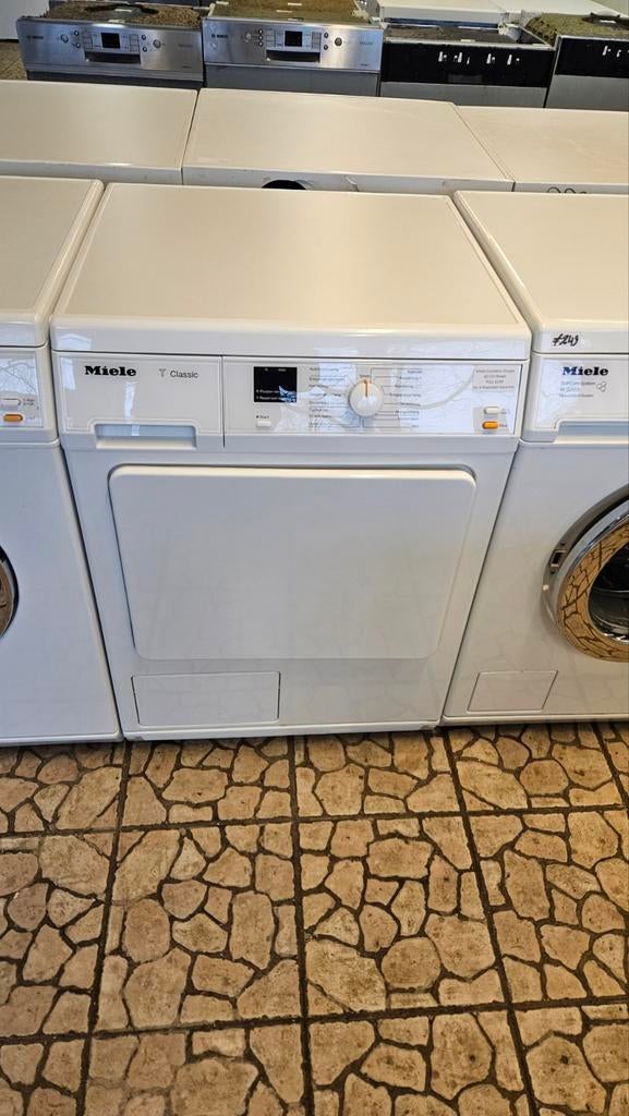Prachtige Miele setje Wasmachine/condens droger inc Garan, Minder dan 85 cm, Ophalen of Verzenden, Zo goed als nieuw, Voorlader